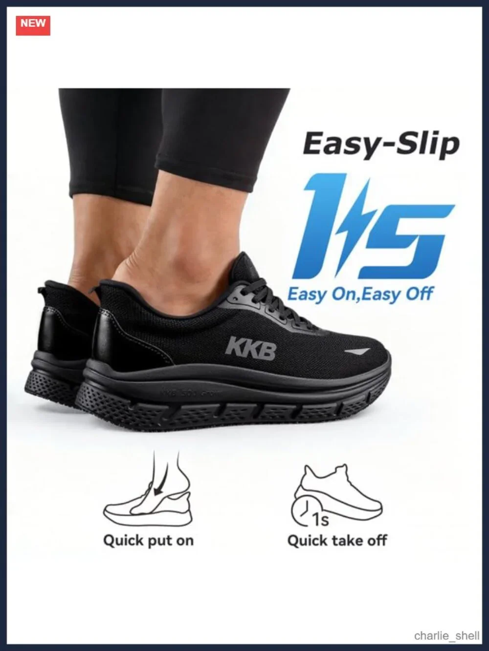 Men's Non Slip Waterproof Work Shoes Arch Support Sneakers Kitchen Chef Nurse